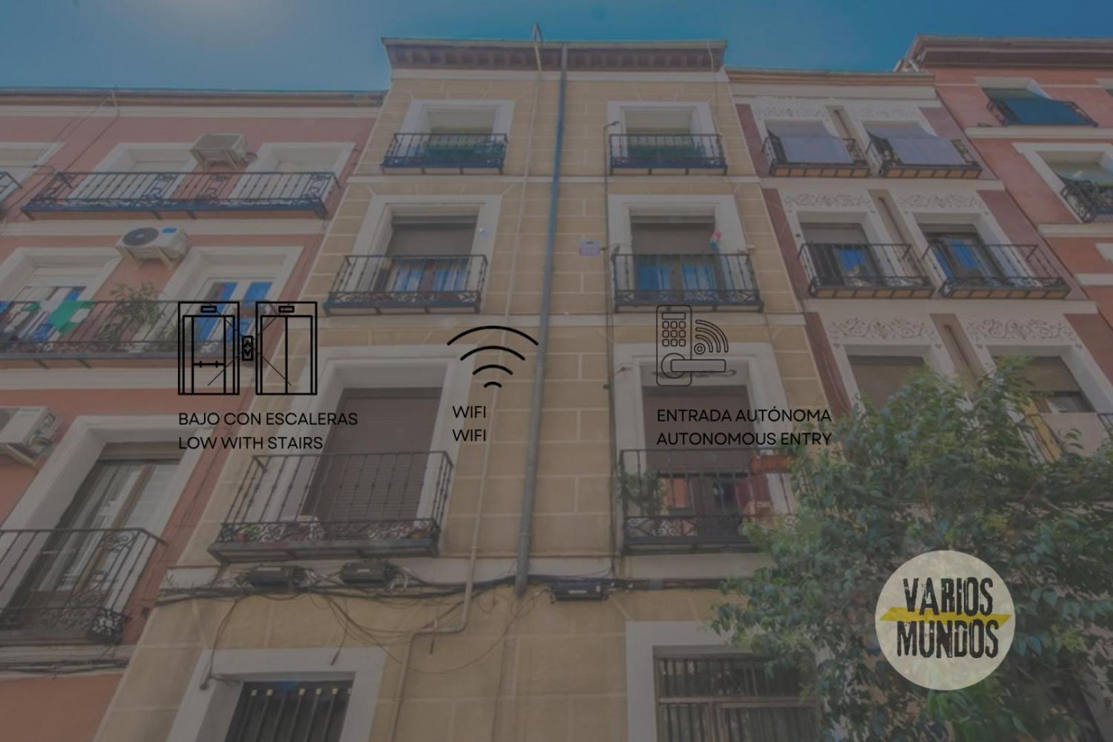 Cool Duplex Bajo Apt 7Pax Cerca De Tirso De Molina E2 Madrid Eksteriør billede